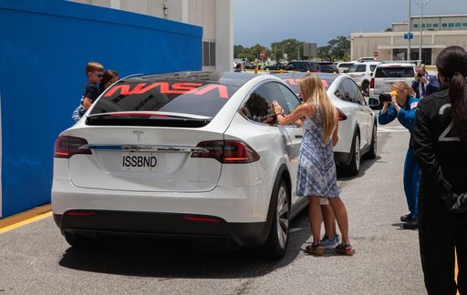SpaceX Demo-2 Astronaut Walk-Out