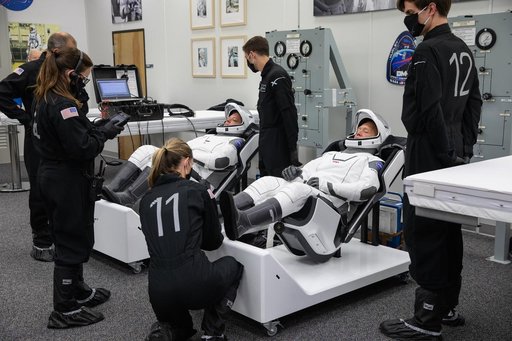 SpaceX Demo-2 Astronaut Suit-Up