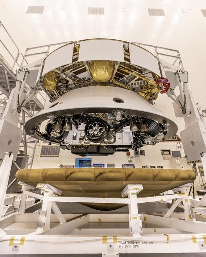 Mars 2020 Perseverance Spacecraft Stacked