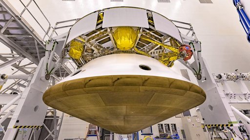 Mars 2020 Perseverance Spacecraft Stacked