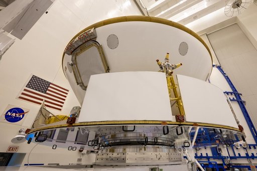 Mars 2020 Perseverance Spacecraft Stacked