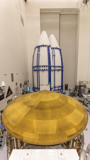 Mars 2020 Perseverance Spacecraft Stacked