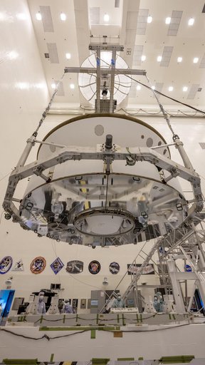 Mars 2020 Perseverance Spacecraft Stacked