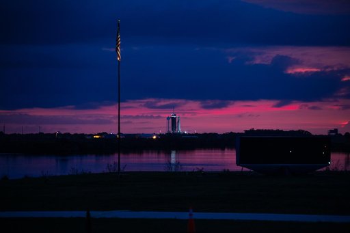 SpaceX Demo-2 at Sunrise