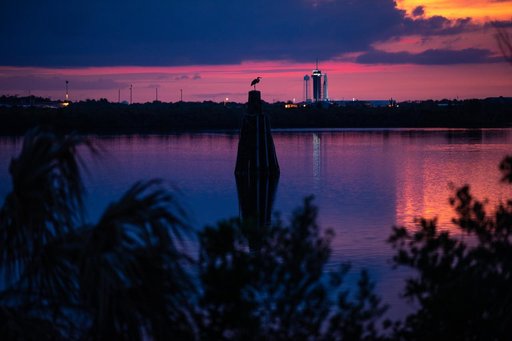 SpaceX Demo-2 at Sunrise