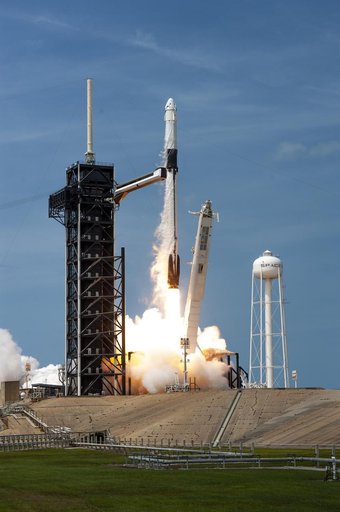 SpaceX Demo-2 Liftoff
