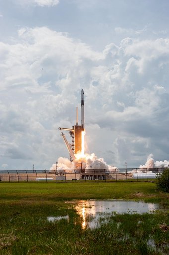 SpaceX Demo-2 Liftoff