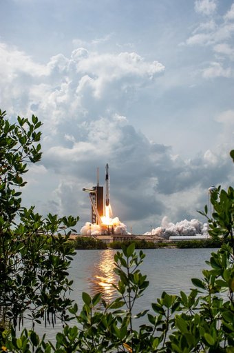 SpaceX Demo-2 Liftoff