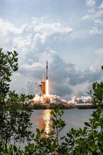 SpaceX Demo-2 Liftoff