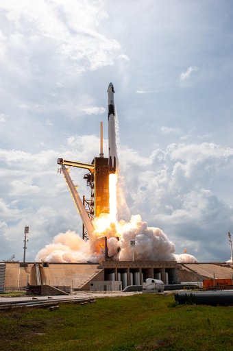 SpaceX Demo-2 Liftoff