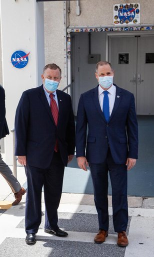 SpaceX Demo-2 Astronaut Walk-Out