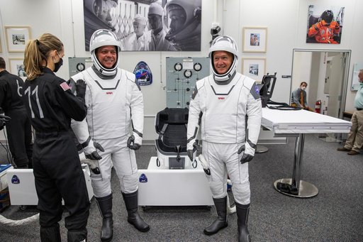 SpaceX Demo-2 Astronaut Suit-Up