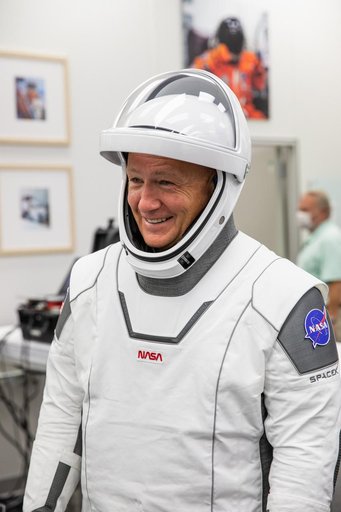 SpaceX Demo-2 Astronaut Suit-Up