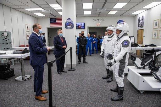 SpaceX Demo-2 Astronaut Suit-Up