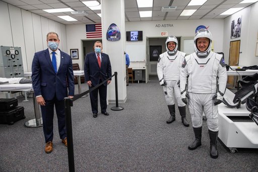 SpaceX Demo-2 Astronaut Suit-Up
