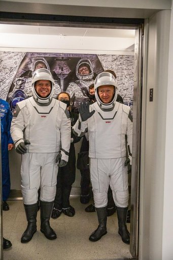 SpaceX Demo-2 Astronaut Suit-Up