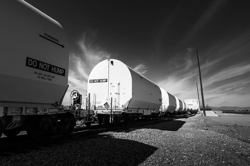 Artemis I Booster Segments Railcar Transportation