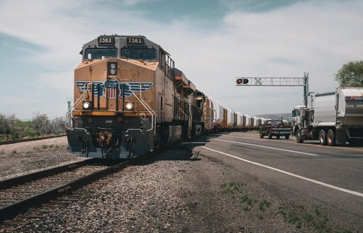 Artemis I Booster Segments Railcar Transportation