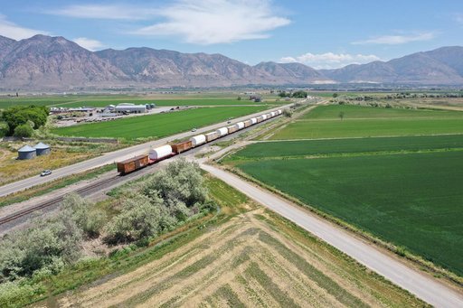 Artemis I Booster Segments Railcar Transportation