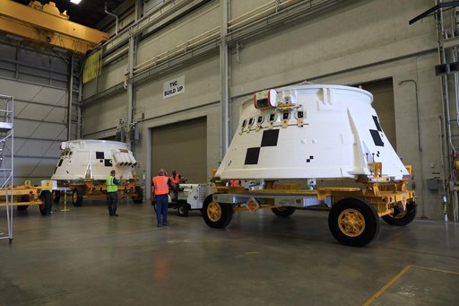 Aft Skirt Delivery for Artemis I - Prep for RPSF