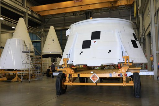 Aft Skirt Delivery for Artemis I - Prep for RPSF