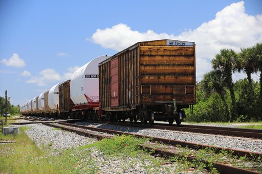 Artemis I Booster Train