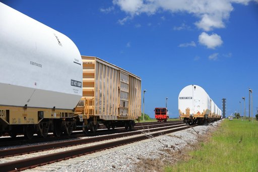 Artemis I Booster Train