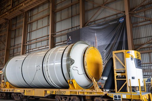 Artemis I Booster Segments Uncap