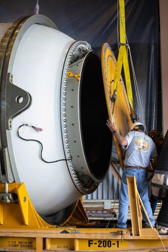 Artemis I Booster Segments Uncap