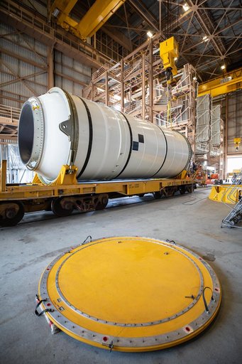 Artemis I Booster Segments Uncap