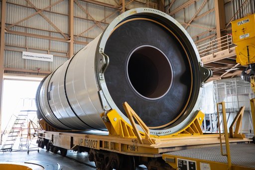 Artemis I Booster Segments Uncap