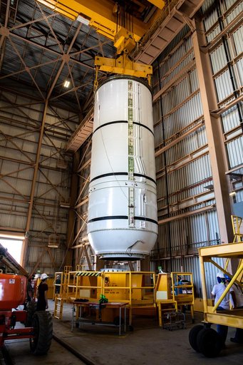 Artemis I Booster Segment Mate Pinning