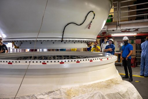 Artemis I Booster Segment Mate Pinning