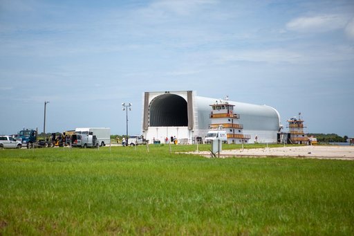 Artemis I Launch Vehicle Stage Adapter (LVSA) Arrival