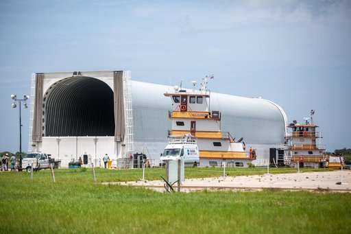 Artemis I Launch Vehicle Stage Adapter (LVSA) Arrival