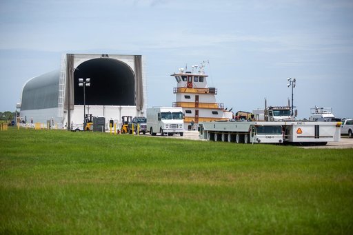 Artemis I Launch Vehicle Stage Adapter (LVSA) Arrival