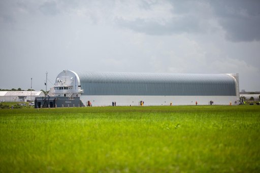 Artemis I Launch Vehicle Stage Adapter (LVSA) Arrival