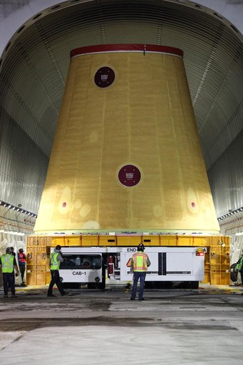 Artemis I Launch Vehicle Stage Adapter Offload
