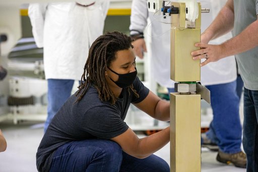 Orion Spacecraft Adapter (SA) Cone Install