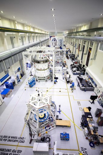 Orion Spacecraft Adapter (SA) Cone Install