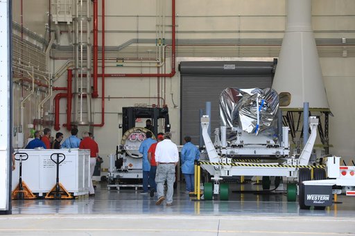 Artemis II ACM Arrival at KSC
