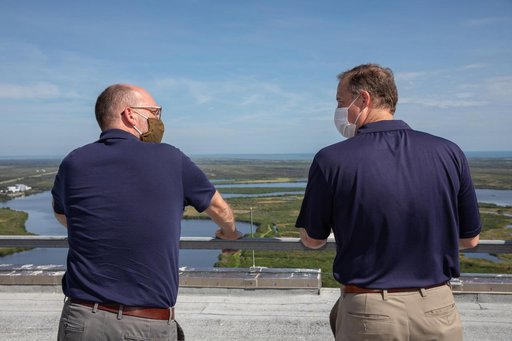 OMB Director and Bridenstine Visit