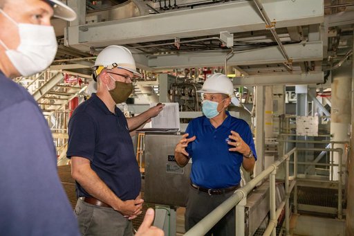 OMB Director and Bridenstine Visit