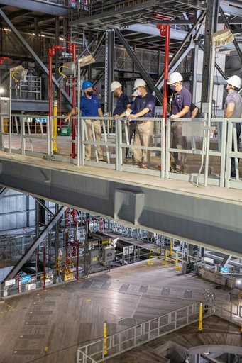 OMB Director and Bridenstine Visit