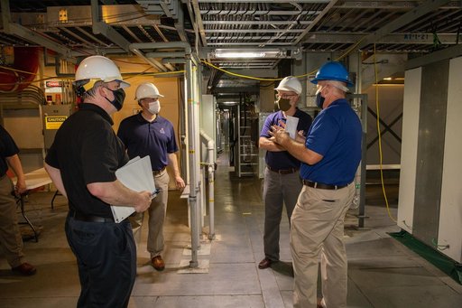 OMB Director and Bridenstine Visit