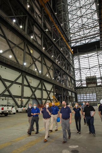 OMB Director and Bridenstine Visit