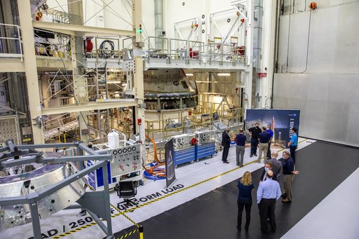 OMB Director and Bridenstine Tour in O&C