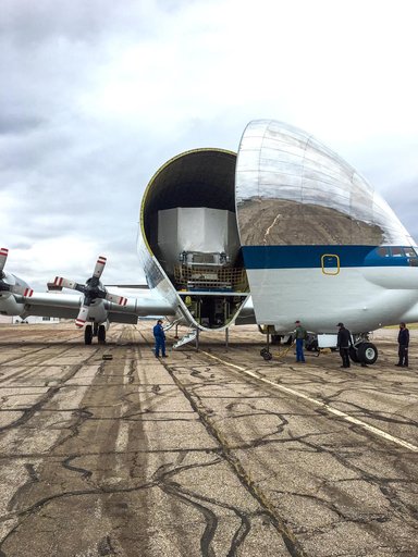Guppy Arrival and Offload of Orion STA