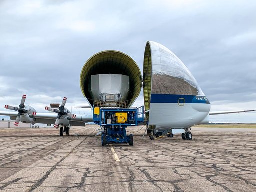 Guppy Arrival and Offload of Orion STA
