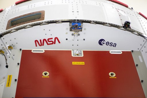 Artemis I Solar Array Wing, Prep for Installation - NASA Worm an
